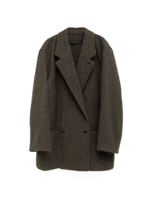 LEMAIRE GIACCA IN FELTRO DI LANA dark khaki Lemaire | CO1148 LF504GR678 DARK KHAKI